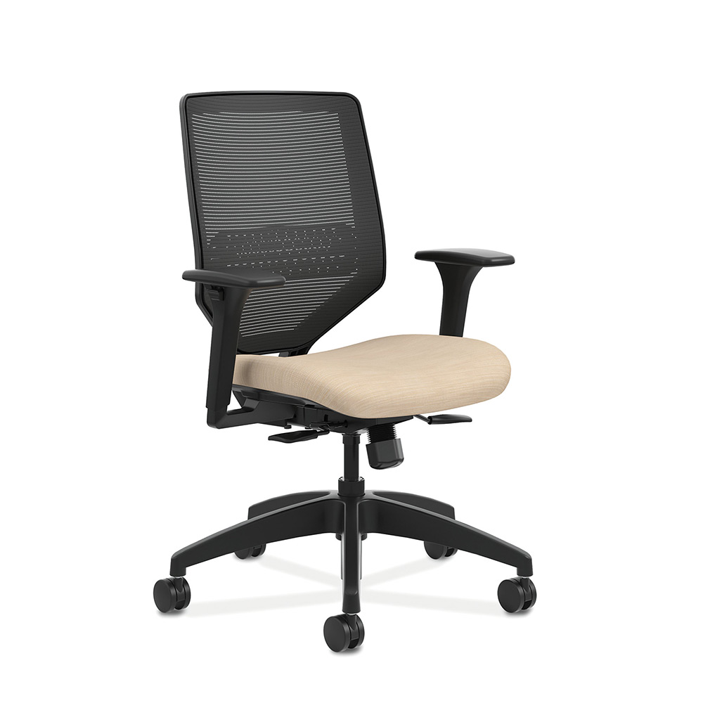 Solve Mid-Back Task Chair with Knit Mesh Back — view 2