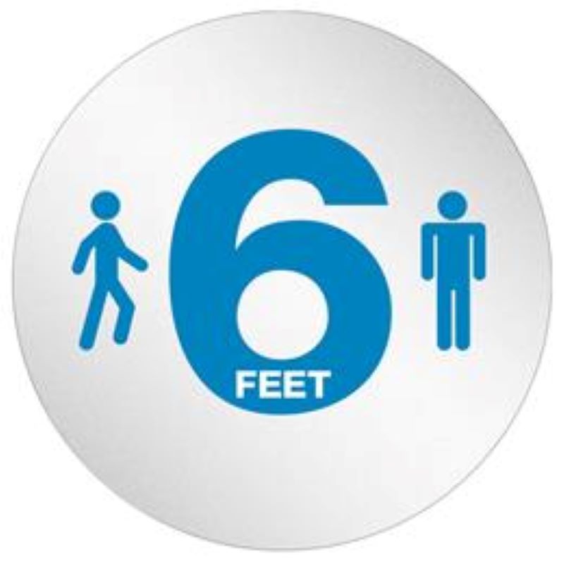 StandSafe 20″ Personal Spacing Disks — view 3